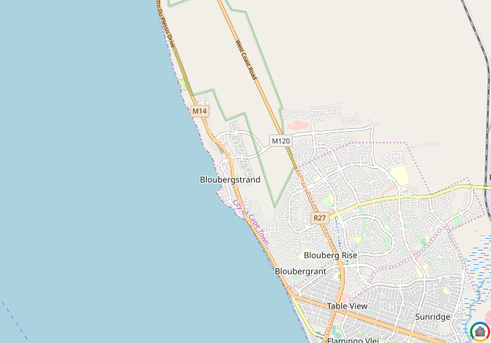 Map location of Dune Ridge